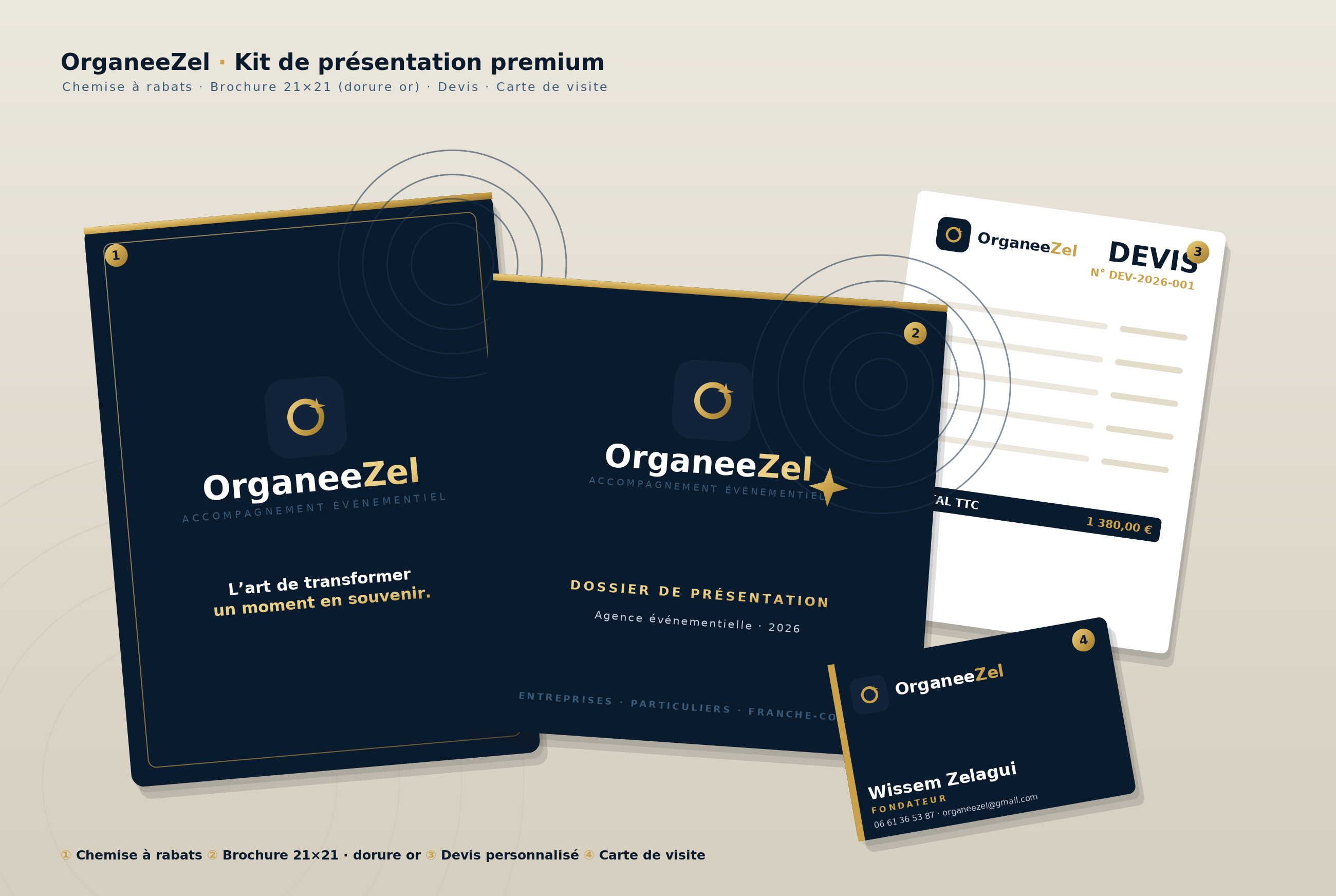 Kit de présentation OrganeeZel